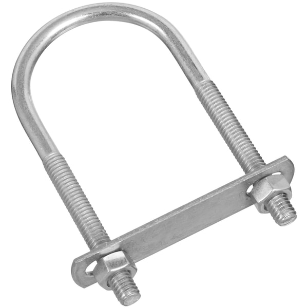 National Hardware Round U-Bolt, 5/16", 2 in W, 4-1/2 in H, Zinc Plated Stainless Steel N222-174 - main